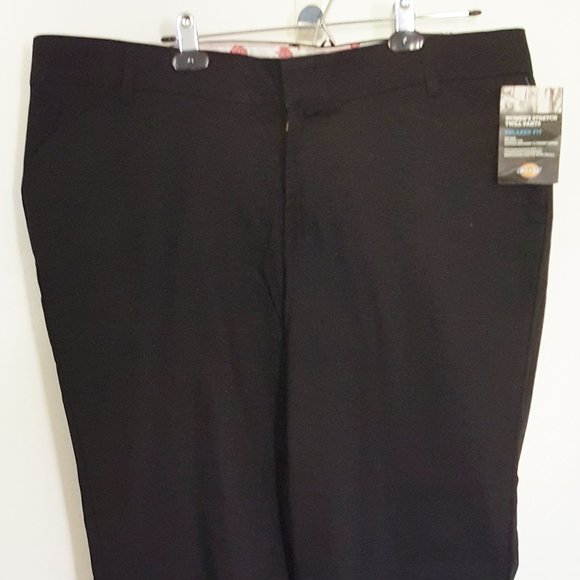 DICKIES NWT Women Stretch Twill Pants 18 Relax Fit - Picture 1 of 7